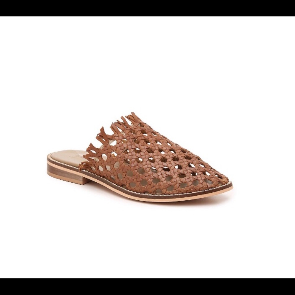 SOLD New Free People Mirage woven leather mule - Picture 1 of 7